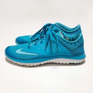 Nike Fitsole Lite Run 2 Aqua Blue Running Shoes
